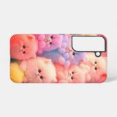 Adorable Fluffy Kittens in weichen Pastellfarben Samsung Galaxy Hülle (Rückseite (Horizontal))