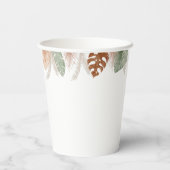 Adorable Fluffy Lion Birthday Pappbecher (Rückseite)