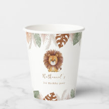 Adorable Fluffy Lion Birthday