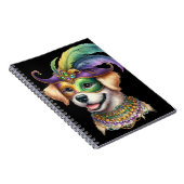 ADORABLE FLUFFY PUPPY HUND FÜR MARDI GRAS GESCHÜTZ NOTIZBLOCK (Rechte Seite)