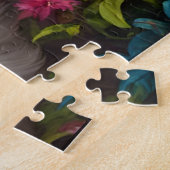 Adorable Fluffy Samoyed Welpen, Weltfrieden Puzzle (Seite)