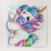 Adorable Fluffy Unicorn Puppy Puzzle (Horizontal)