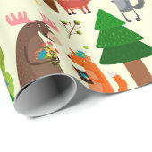 Adorable Forest Crites Geschenkpapier (Rolleneckpunkt)