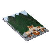 Adorable Fox Family Notizblock (Rechte Seite)