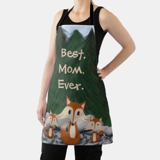 Adorable Fox Family Schürze (InSitu)