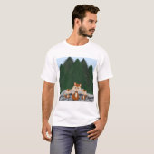 Adorable Fox Family T-Shirt (Vorne ganz)