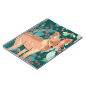Adorable Fox Notebook Cover - Nature Inspiriert Ar Notizblock (Linke Seite)