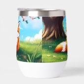 Adorable Fox sitzend unter Tree-68563 (Rechts)