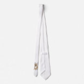 Adorable französische Bulldogge Neck Tie Krawatte (Rückseite)