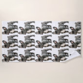 Adorable French Bulldog Puppy Strandtuch (Vorderseite)