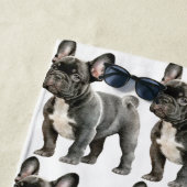 Adorable French Bulldog Puppy Strandtuch (Beispiel)
