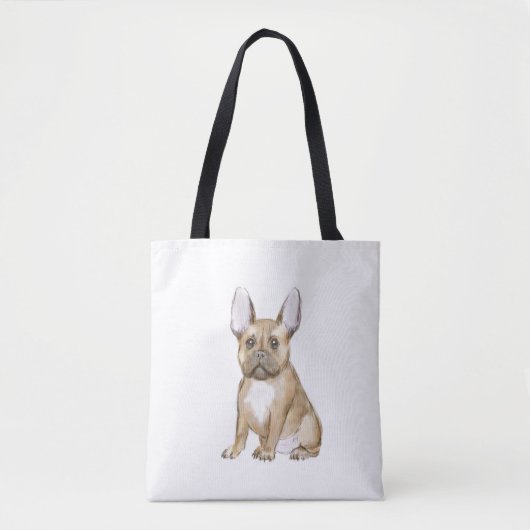 Adorable french bulldog puppy tasche (Vorderseite)