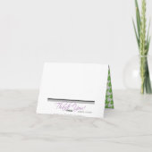 Adorable Froggy Custom Green Hahnentrittmuster Car Dankeskarte (Rückseite)