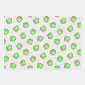 Adorable Frogs Collection - Niedliche Froschthemen Geschenkpapier Set (Vorderseite)