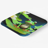Adorable Frosch Birthday Pappteller (Gewinkelt)