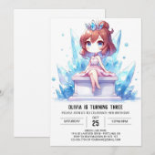 Adorable Fun Princess Geburtstag Einladung (Vorne/Hinten)