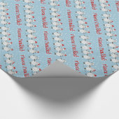 Adorable FUNNY Fleece Navidad Christmas Sheep Geschenkpapier (Ecke)