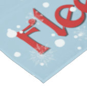 Adorable FUNNY Fleece Navidad Christmas Sheep Tischdecke (Schrägansicht)