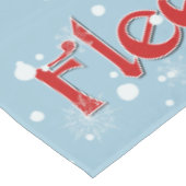 Adorable FUNNY Fleece Navidad Christmas Sheep Tischdecke (Schrägansicht)