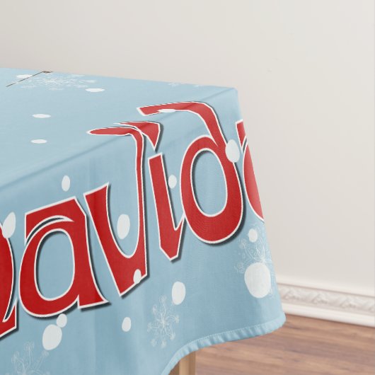 Adorable FUNNY Fleece Navidad Christmas Sheep Tischdecke (Beispiel)