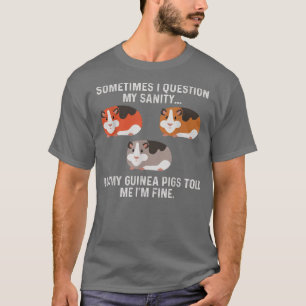 Adorable Funny Guinea Pig erzählte mir, ich bin ei T-Shirt