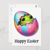 Adorable Funny Niedlich Oaster Baby Frog Postkarte (Vorne/Hinten)