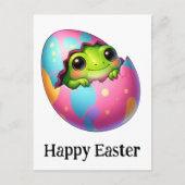 Adorable Funny Niedlich Oaster Baby Frog Postkarte (Vorderseite)