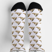 Adorable Gambel's Quail Bird Socks Socken (Oben)