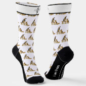 Adorable Gambel's Quail Bird Socks Socken (Gewinkelt)