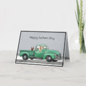 Adorable German Shepherd Father's Day Card Karte (Vorderseite)