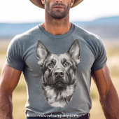 Adorable German Shepherd Sketch Niedlich Dog T-Shirt
