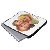 Adorable Geschenk für den Muttertag Laptopschutzhülle (Vorne Knopf)