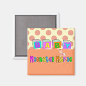Adorable Geschenke für Neugeborene Magnet (Vorderseite/Rückseite)