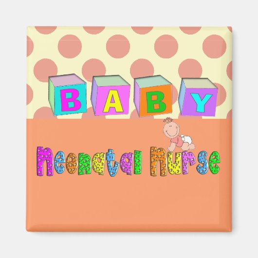 Adorable Geschenke für Neugeborene Magnet (Vorne)