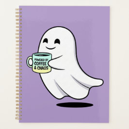 Adorable Ghost Cute Halloween Illustration Planer