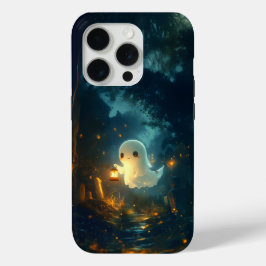 Adorable Ghost Lantern Halloween iPhone Case