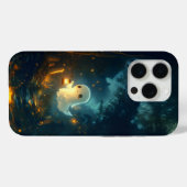 Adorable Ghost Lantern Halloween iPhone Case (Rückseite (Horizontal))