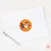 Adorable Ghost Pumpkin Boo Sticker (Umschlag)