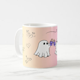 Adorable Ghosts Kaffeemaschine - Ideal zu Hallowee Kaffeetasse