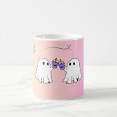 Adorable Ghosts Kaffeemaschine - Ideal zu Hallowee Kaffeetasse (Mittel)