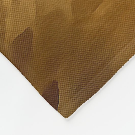 Adorable Ginger Tabby Cat Posing Pet Portrait Fleecedecke (Ecke)