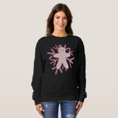 Adorable Gingerbrot Snowflake Weihnachten Winter Sweatshirt (Vorne ganz)