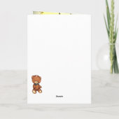 Adorable Gingham Alte Küche, Papierpuppe Karte (Rückseite)