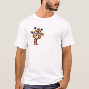 "Adorable Giraffe in Aktion!" T-Shirt