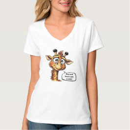 "Adorable Giraffe in Aktion!" T-Shirt