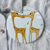 Adorable Giraffe Lovers Button (Beispiel)