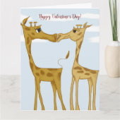 Adorable Giraffe Lovers Karte (Vorderseite)