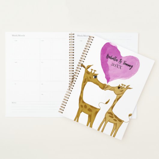 Adorable Giraffe Lovers Planer (Anzeige)