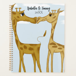 Adorable Giraffe Lovers Planer