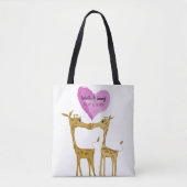 Adorable Giraffe Lovers Tasche (Vorderseite)